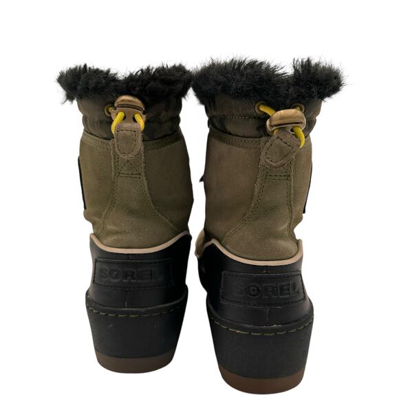 Sorel Women's Green Explorer Carnival Boots Size 9 - Picture 6 of 9